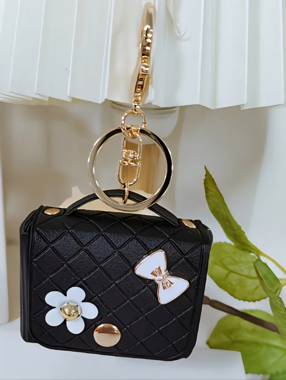 Earbud Bag Charm Key Holder or Money, Snacks etc. NWT